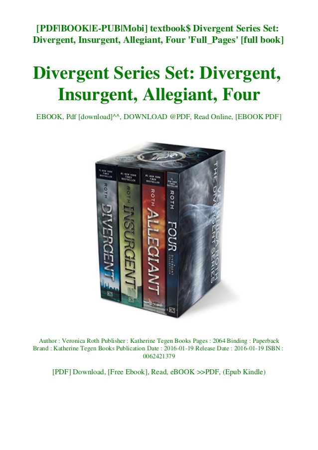 divergent full book download pdf
